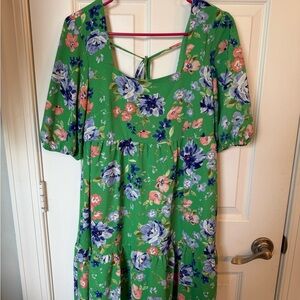 BCBG Vibrant Green Top